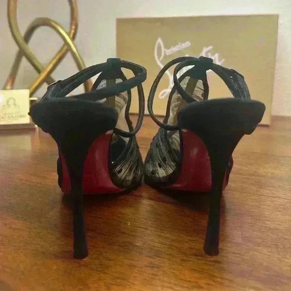 Authentic Acide lace 100mm Christian Louboutin 34.5 - Picture 5 of 9